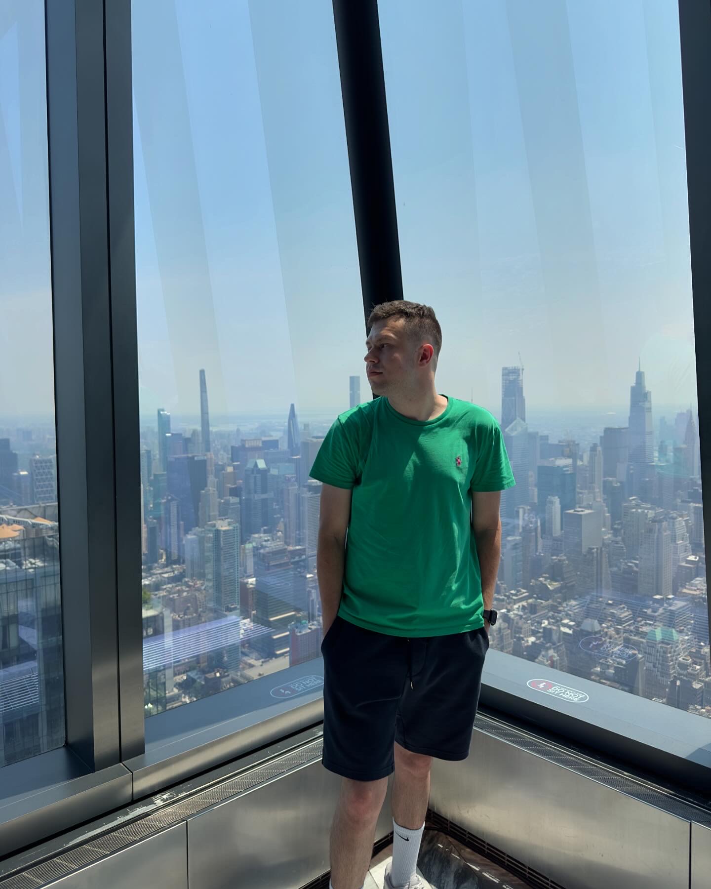 New York City — Taking in the city from above.